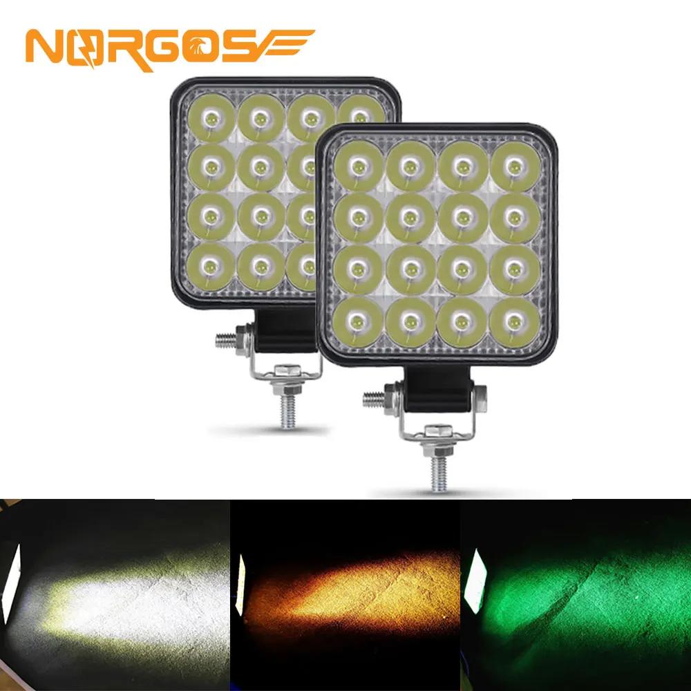 NORGOS-LED ۾ , 12V 24V, LED ƮƮ, ڵ    Ʈ Ʈ,  ε, 2 